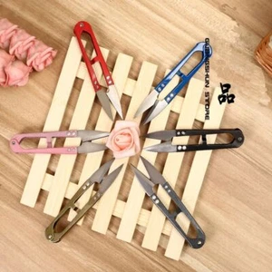 Embroidery Craft Scissor Multicolor Trimming Sewing Nippers U Shape Clippers 1Pc - Picture 1 of 12