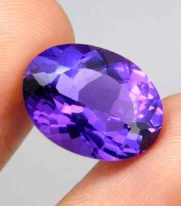 STUNNING Purple Amethyst Oval Shape 7.10 Ct EGL Certified Natural Loose Gemstone - Picture 1 of 6