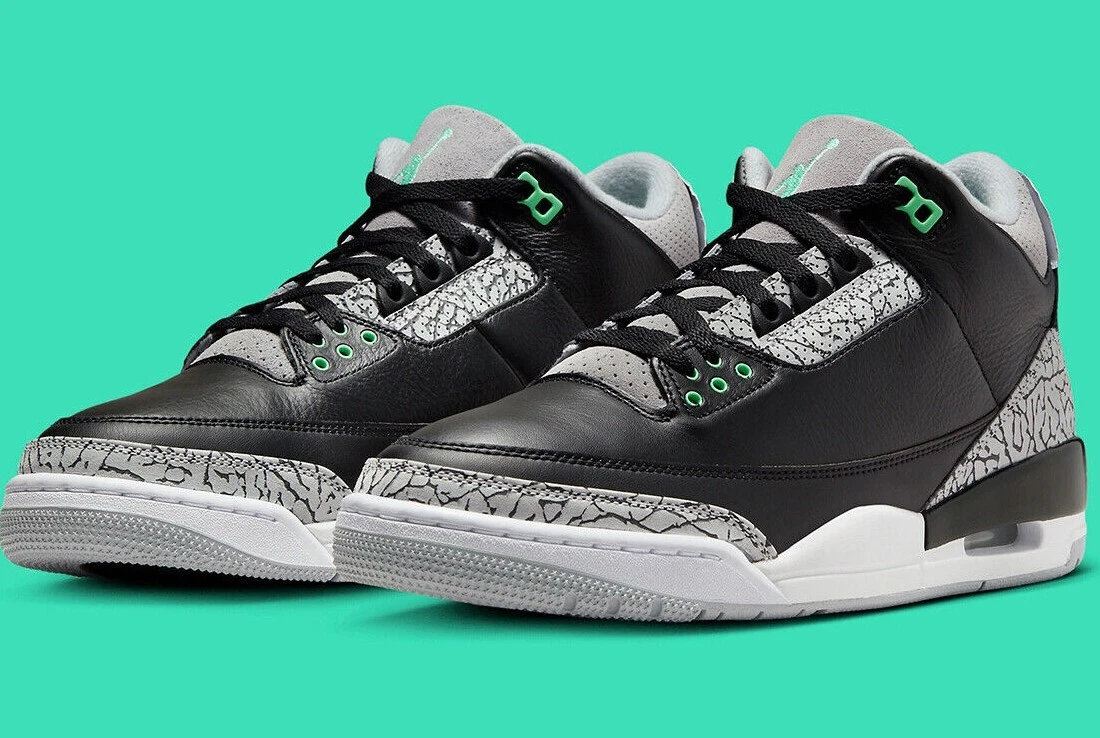 Jordan 3 Retro Green Glow for Sale | Authenticity Guaranteed | eBay