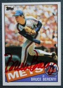 New York Mets star Bruce Berenyi signed / autographed 1985 Topps card VINTAGE--- - Picture 1 of 1