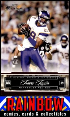 2007 Playoff Prestige #85 Travis Taylor    Minnesota Vikings - Image 1 of 2