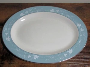 Vintage ROYAL DOULTON Fine China TC1008"Reflection" OVAL SERVING PLATTER, 13" - Picture 1 of 3