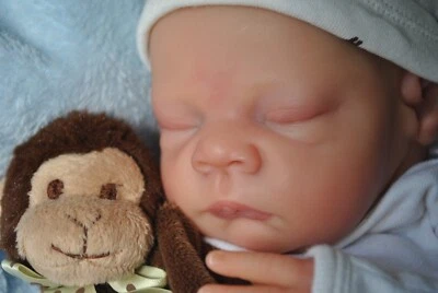 Rare Someone To Watch Over Me STWOM Resin Reborn Baby Doll Artist Kewy & Russell - Image 1 of 4