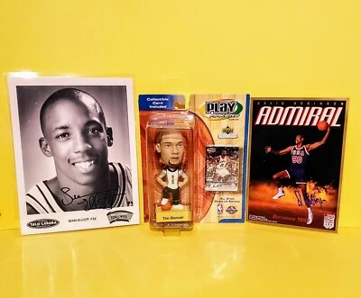 NBA/Playmakers/Bobblehead/Tim Duncan/Spurs/Signed/Sean Elliott/David Robinson  - Изображение 1 из 4