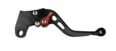 1 x Palanca de freno de motocicleta corta negra naranja para honda cbr600rr 2003 - 2006 Foto 1 de 4