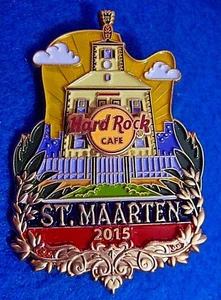 ST MAARTEN ICON CITY SERIES 2015 PHILIPSBURG COURTHOUSE Hard Rock Café PIN LE - Imagen 1 de 1