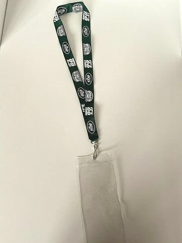 NEW YORK JETS "It's Go Time" NFL Lanyard w/ Ticket Holder Cover