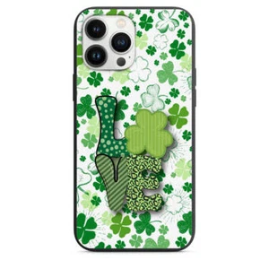 St Patrick Shamrock Love Design phone case for iPhone 7 8 X XS XR SE 11 12 13 14 - Picture 1 of 31