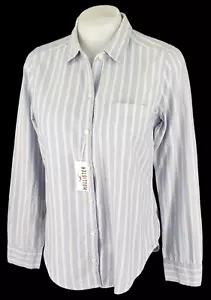 HOLLISTER By A&F Womans Blue L/S SHIRT Blouse Ultra Ultrasoft - S - RRP £49 - Picture 1 of 12