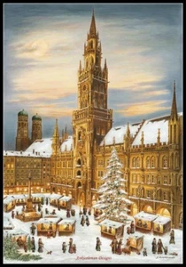Chart Needlework - Counted Cross Stitch Patterns - Munich Rathaus - Picture 1 of 2