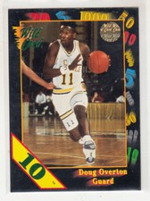 DOUG OVERTON 1991-92 Wild Card NCAA 10 Stripe Parallel #33 LaSalle Mint