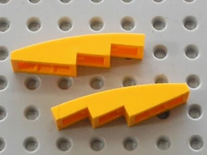 2 x LEGO Bright Light Orange Slope Curved 4x1 Ref 61678 11153 Set 41368 70014  - Imagen 1 de 1