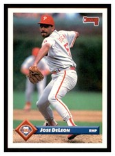 1993 Donruss #464 JOSE DELEON Philadelphia Phillies