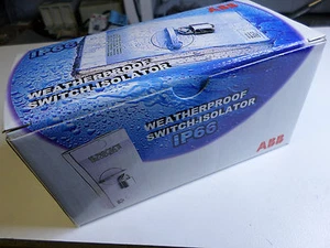 ABB - SWITCH ISOLATOR - 2 Pole 45amp  -  IP66 - WSD245 - Qty avail 240AC 50/60 - Picture 1 of 3