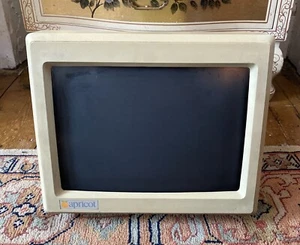 Vintage 1986 80s Apricot Computer Monitor 11" Untested Prop Good Cond Untested - Bild 1 von 11