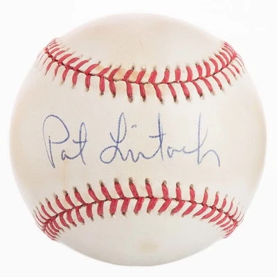 PAT LISTACH SIGNED BOBBY BROWN BALL w/PSA PRE-CERT MILWAUKEE BREWERS ASTROS AUTO - Image 1 of 3