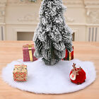  Plush Fluffy Tree Skirt Christmas under Mini Pad Dining Table