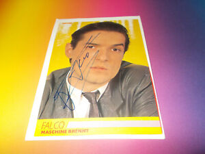 Falco  signed signiert autograph Autogramm Briefkarte + Bild in person -selten