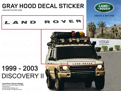 НАКЛЕЙКА НА КАПОТ LAND ROVER «LAND ROVER» ДЛЯ DISCOVERY-2 DAG100370LQQ - Изображение 1 из 3