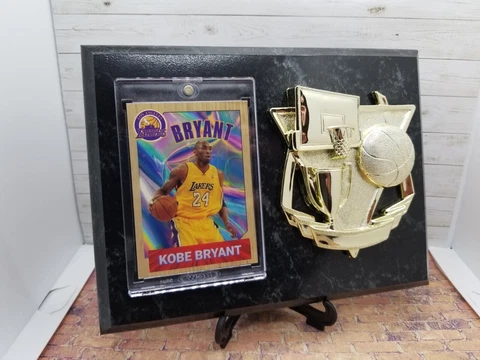 Kobe Bryant 6x8 black marble plaque Cover