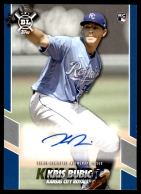 2020 TOPPS BIG LEAGUE AUTO Kris Bubic Wilmington Blue Rocks #62 - Image 1 of 2