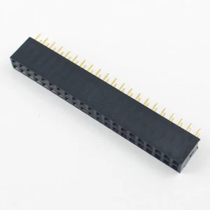 20 Stck. 2,54 mm Steigung 2x21 Pin 42 Pin Buchse doppelreihig gerade Pin Kopfzeilenleiste - Bild 1 von 5