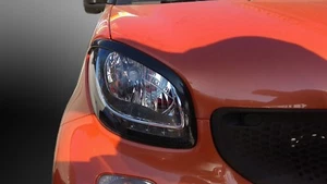 HEADLIGHT EYEBROWS FOR SMART 453 FORTWO FORFOUR ABS PLASTIC - Picture 1 of 3