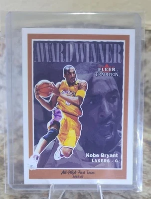 KOBE BRYANT 2003 FLEER TRADITION 227 AWARD WINNER LAKERS HOF GOAT NBA CHAMPION - Image 1 of 2