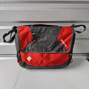 Columbia Messenger Baby Bag Kids Insulated Pocket Red Gray School Travel - Picture 1 of 14
