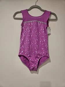 Cat & Jack Girl's Star And Moon One Piece Swimsuit, Size 10/12, Purple And... - Picture 1 of 4