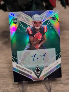 Tyquan Thornton 2022 Phoenix Green SSP Rookie ¡Auto! 8/10! Chiefs WR - Imagen 1 de 6