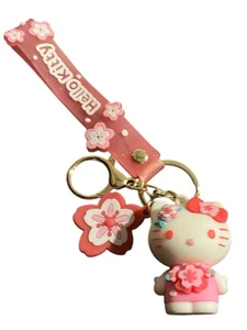 Sanrio Hello Kitty & Friends Hello Kitty NEW Backpack Charm Keychain Gift💜 - Picture 1 of 3
