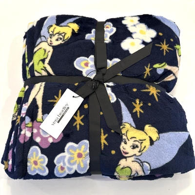 NWT Vera Bradley x Disney Essential Throw Blanket Tinker Bell's Flight NEW - Image 1 of 4