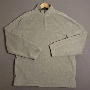Erwachsene Croft & Barrow Langarm 1/4 Reißverschluss Fleece Größe Medium hellbraun neutral Pullover - Bild 1 von 13