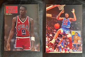 MICHAEL JORDAN 1984 USA OLYMPIC COVER May 1991 Issue 10 Beckett Basketball Card  - Picture 1 of 4