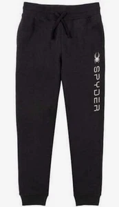 SPYDER Youth Boys Fleece Jogger Pants Black Size XS 5/6 - NWT - Picture 1 of 3