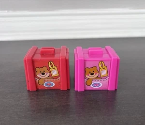 Fisher Price Little People Lil Movers Suitcases Lot Of 2 - Picture 1 of 3