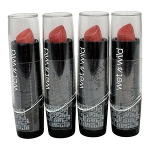 (4) Wet N Wild BLUSHING BALI # 507C Mega Lippenstift volle Größe 0,13 Unzen versiegelt - Bild 1 von 2