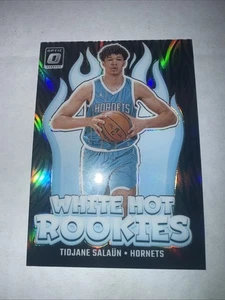 2024-25 Panini Optic - White Hot Rookies #3 Tidjane Salaun RC Charlotte Hornets - Bild 1 von 2