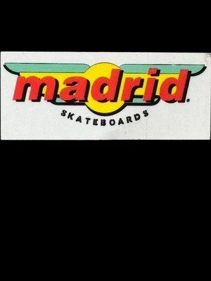 Pegatina vintage de patinetas Madrid 1976 Foto 1 de 4