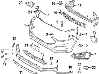 Genuine Ford Outer Grille NT4Z-15266-AC - Image 1 of 4