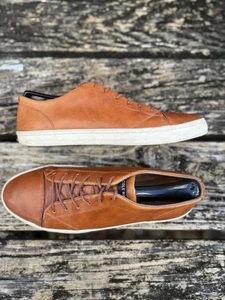 Zapatos Deportivos Cole Haan Para Hombres Trafton Puntera Cuero Marrón Talla 7 Con Cordones Tenis M5 - Imagen 1 de 14