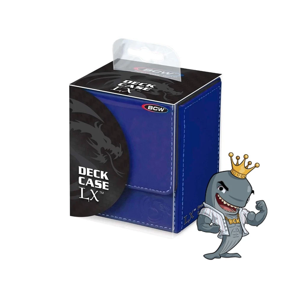 BCW Gaming Deck Case LX - Blue Gaming Storage Box MTG FREE SHIP - Image 1 of 1