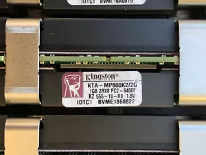 Genuine Kingston 1GB PC2-6400 DDR2-800MHz ECC Fully Buffered RAM KTA-MP800K22G - Picture 1 of 3