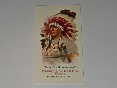 Chief Jay Strongbow 2007 Topps WWE Heritage III Allen & Ginter Legends #2 of 12 - Image 1 of 2