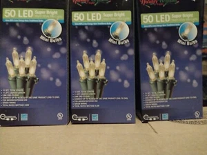 150 superhelle LED Mini Lichter warmweiß Farbe Multi 3er-Pack 50 je - Bild 1 von 4