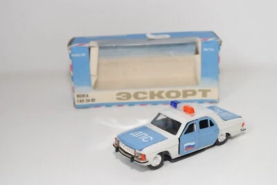 A53 1:43 CCCP NOVOEXPORT USSR RUSSIAN CAR BONRA TA3 3102 VOLGA GAS POLICE RARE - Image 1 of 4