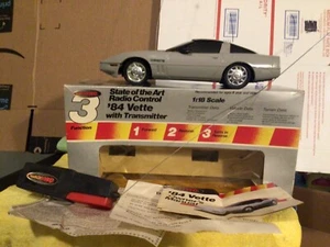 NOS Radio Control ‘84 Vette #5555 Power Comm 3 Function,W/Transmitter Remco Toys - Picture 1 of 12