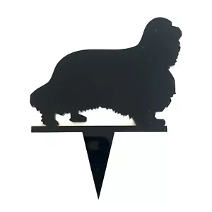 Dog, King Charles Cake Toppers, Various Colours, Sizes & Personalised Optionen - Picture 1 of 5