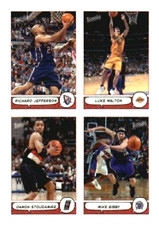2004-05 Bazooka 4-on-1 Stickers #12 Jefferson Walton Stoudamire Bibby